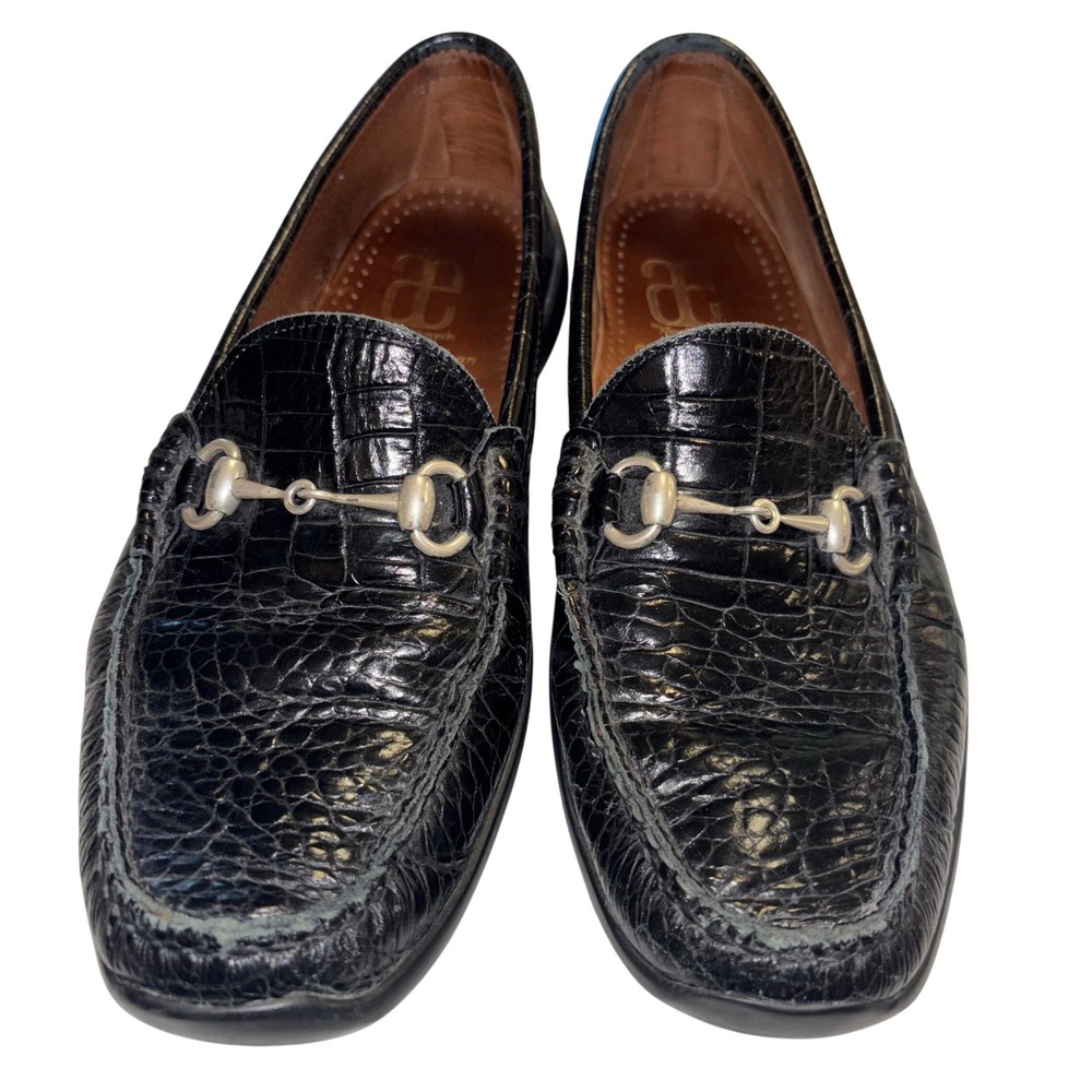 Allen Edmonds | Sz 9D US (std width) 42 EU | Grand Cayman Blk Lthr‎ Bit Loafers